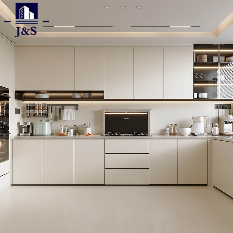 Armadietto bianco crema Design per riporre la cucina